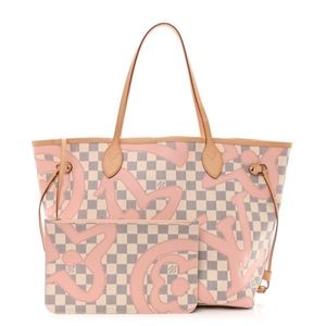 Louis Vuitton tahitienne neverfull and pouch